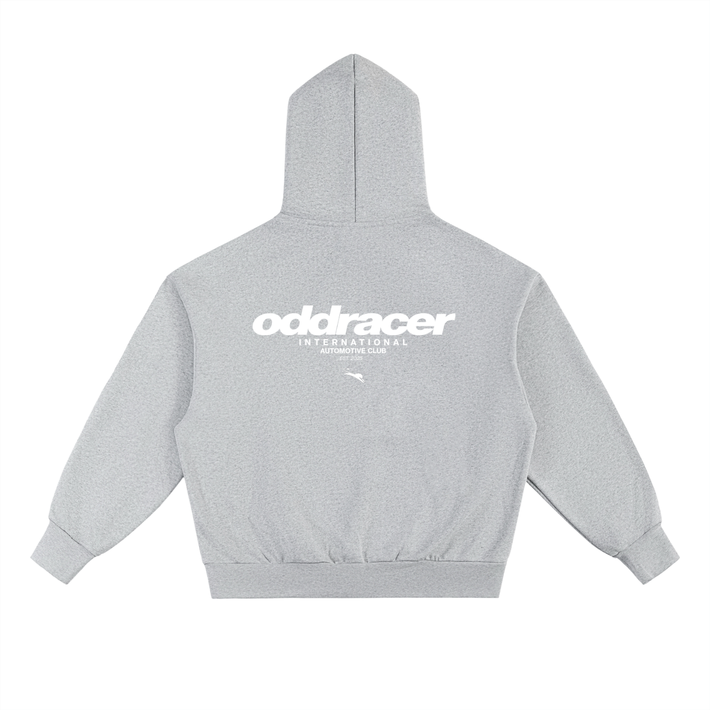 automotive club hoodie gray