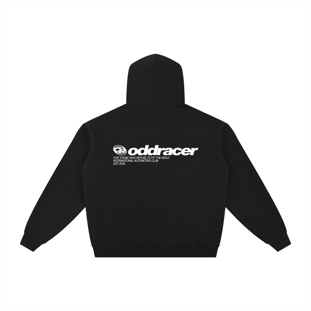 Essential Zip-up Hoodie Black