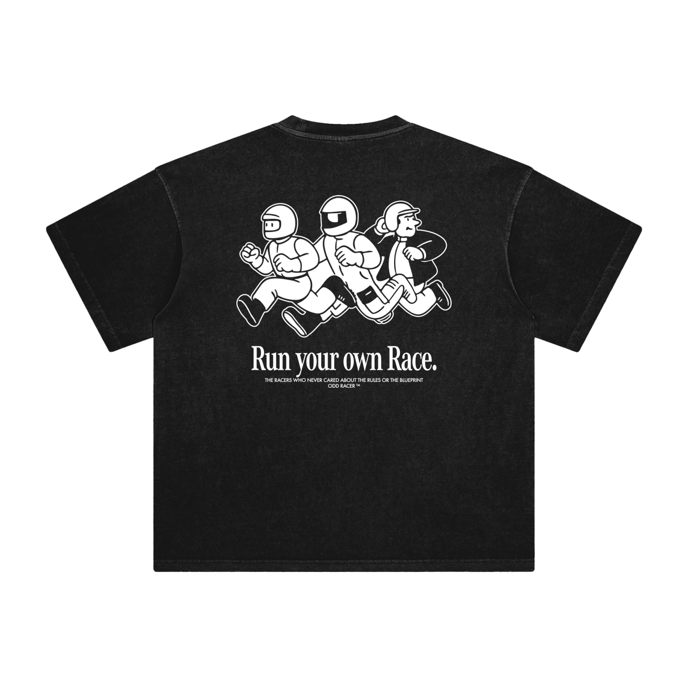 Run Your Own Race Tee Black